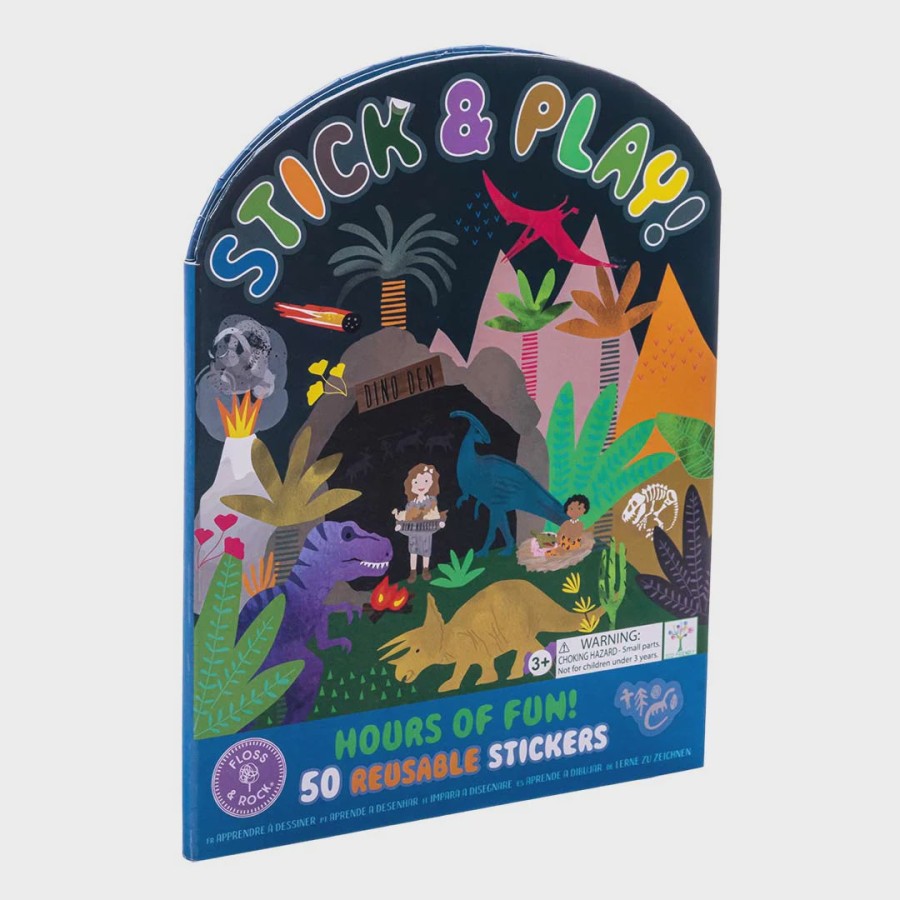 Stick & Play - Reusable Sticker Set - Dinosaur
