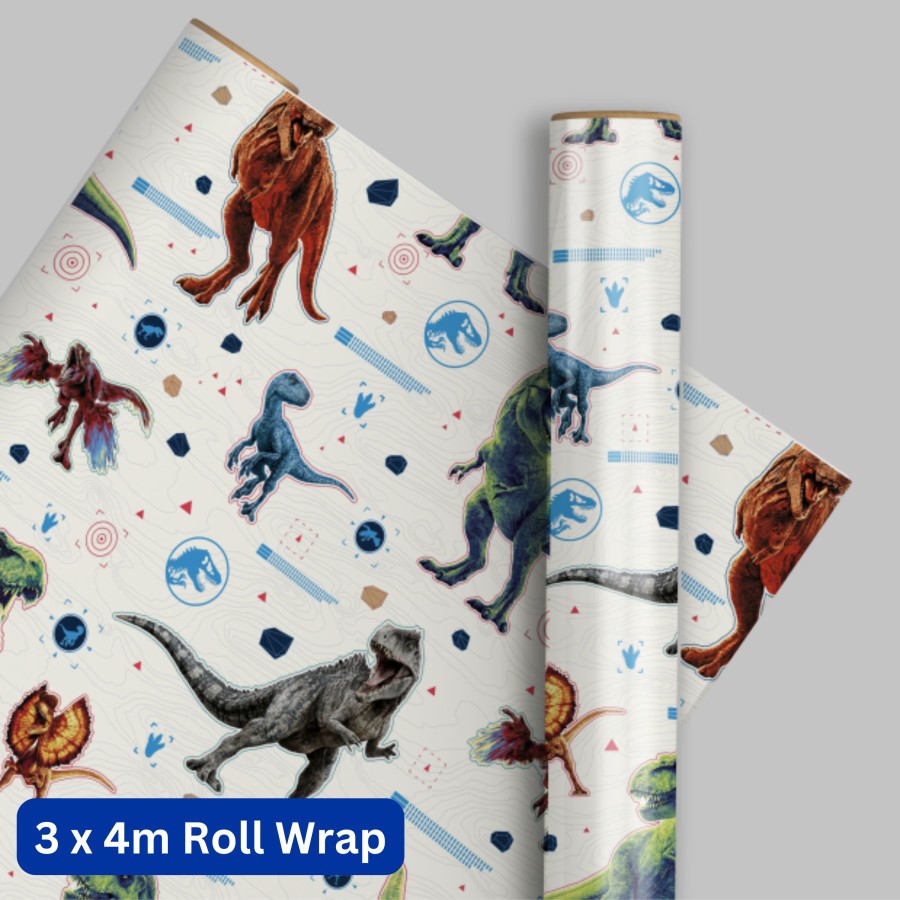 Click to view product details and reviews for Jurassic World 4m Roll Wrapping Paper 3 Pack Bundle.