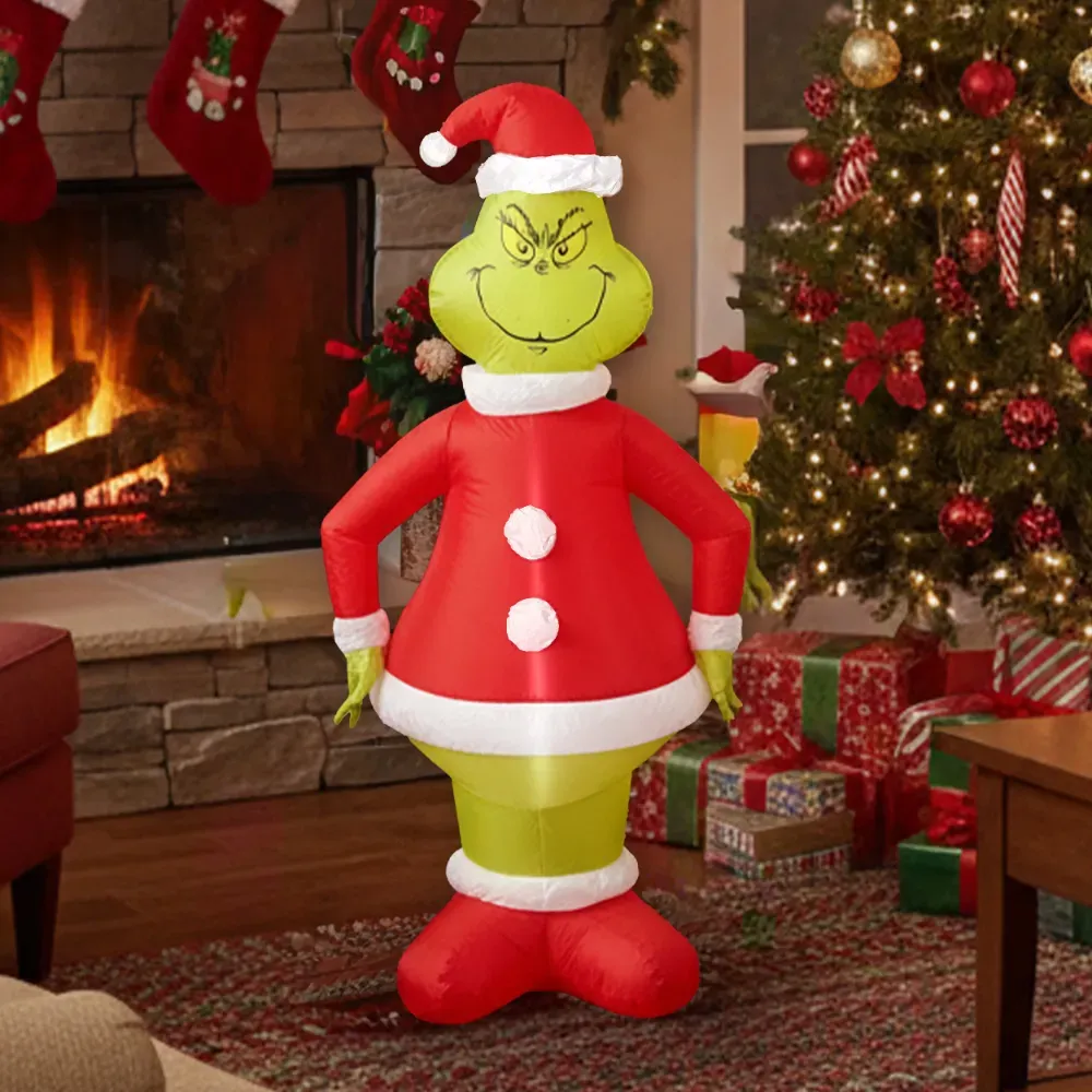 4 Ft / 120cm Inflatable Grinch Decoration