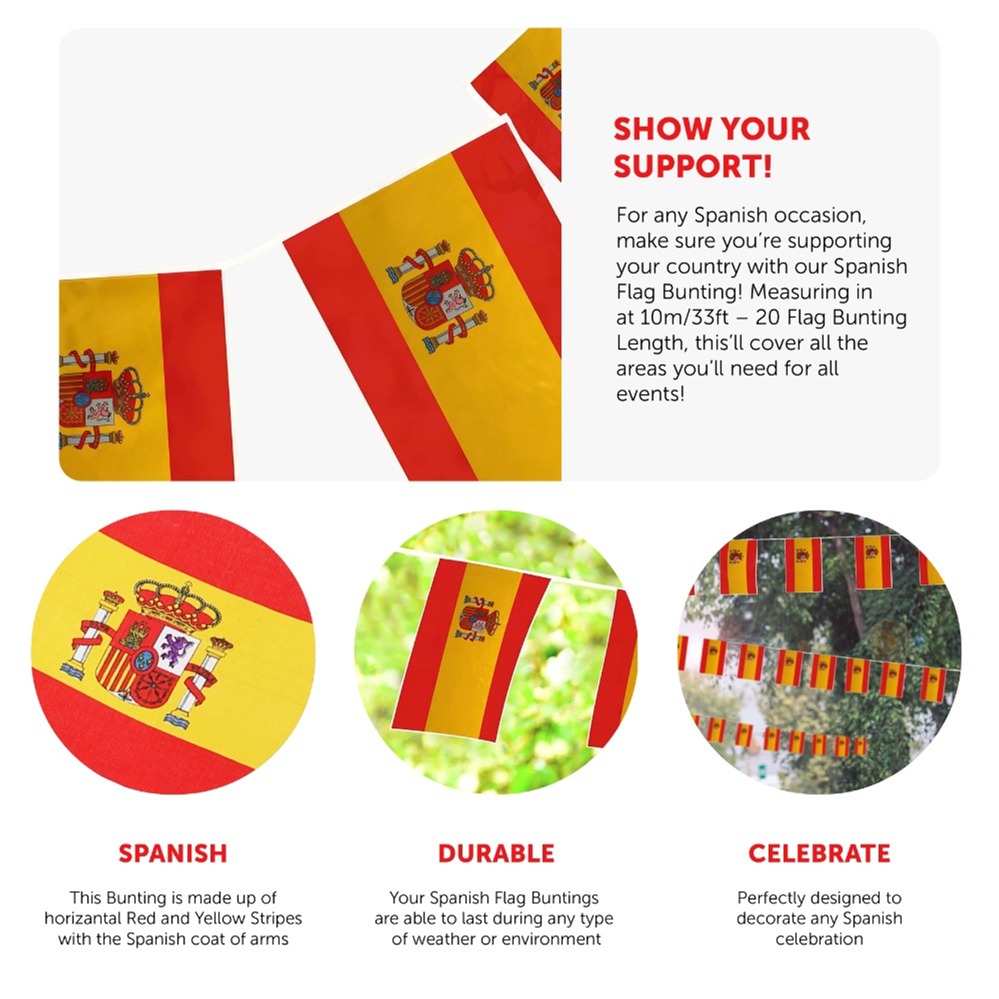 Spanish Flag Bunting