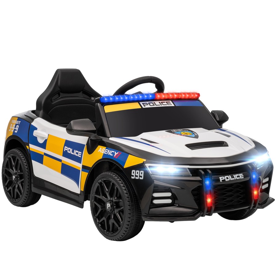 Click to view product details and reviews for Aiyaplay Kids Electric Ride On Police Car 12v Battery Powered Cop Car With Remote Control Music Horn Siren Flashing Lights Children Electric Veh.