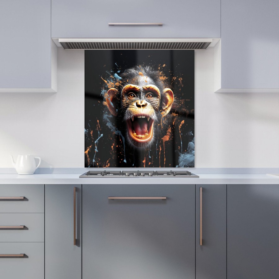 Click to view product details and reviews for Monkey Face Splashart Kitchen Splashback W700mm X H750mm.