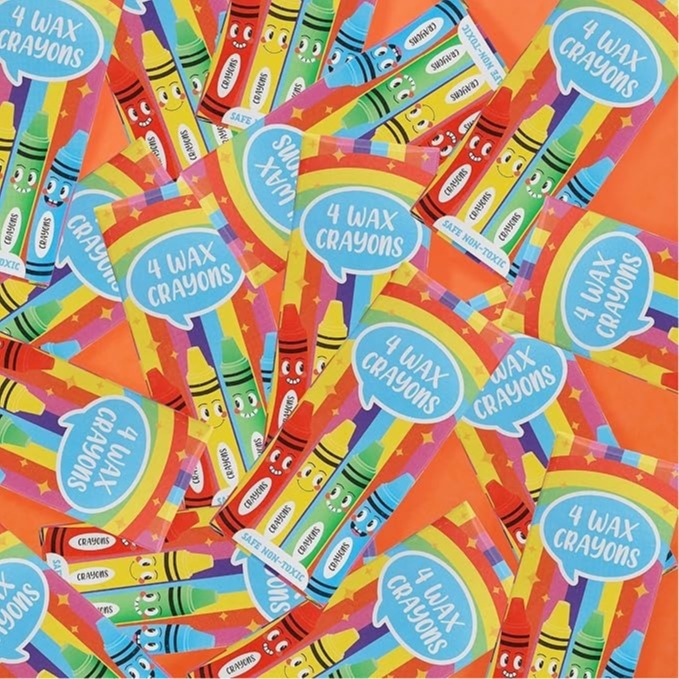 42pc Halloween Party Crafting Pack – Stickers Colouring Sheets and Crayons Fun Group Activity Set for Kids