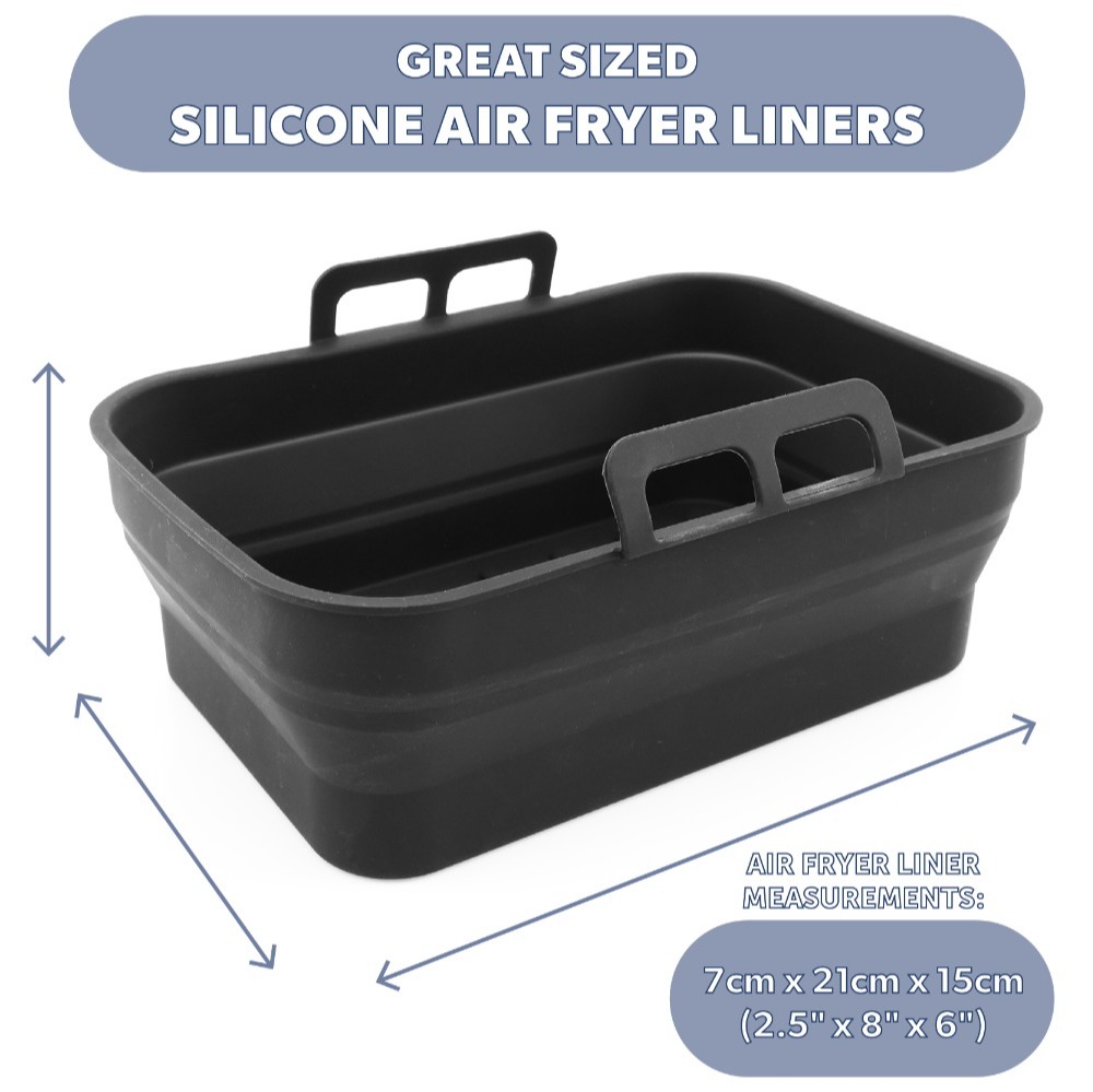 Tydi Silicone Air Fryer Liners – Pack of 2