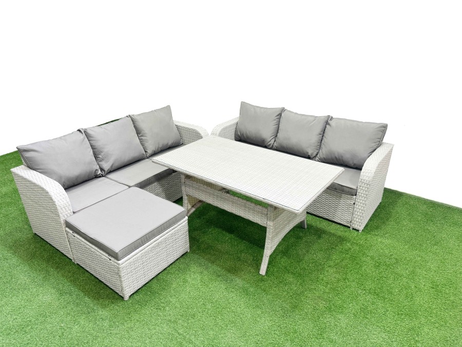 Click to view product details and reviews for Fimous Outdoor Garden Furniture Sets 7 Seater Wicker Rattan Furniture Sofa Sets With Rectangular Dining Table High Back Lounge Sofa Big Footstool Ligh. Click to view product details and reviews for Fimous Outdoor Garden Furniture Sets 7 Seater Wicker Rattan Furniture Sofa Sets With Rectangular Dining Table High Back Lounge Sofa Big Footstool Ligh.