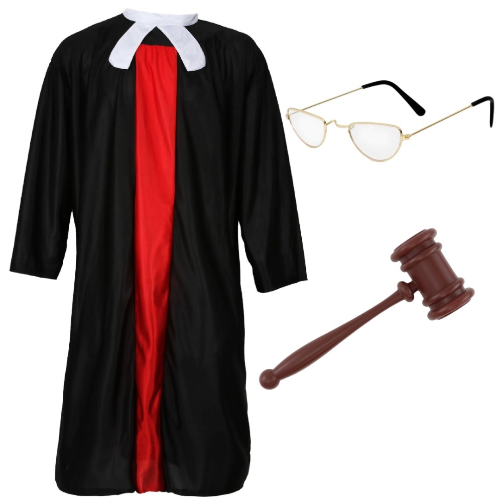 Click to view product details and reviews for Adults Tv Judge Costume Set Robe Gavel Glasses. Click to view product details and reviews for Adults Tv Judge Costume Set Robe Gavel Glasses.