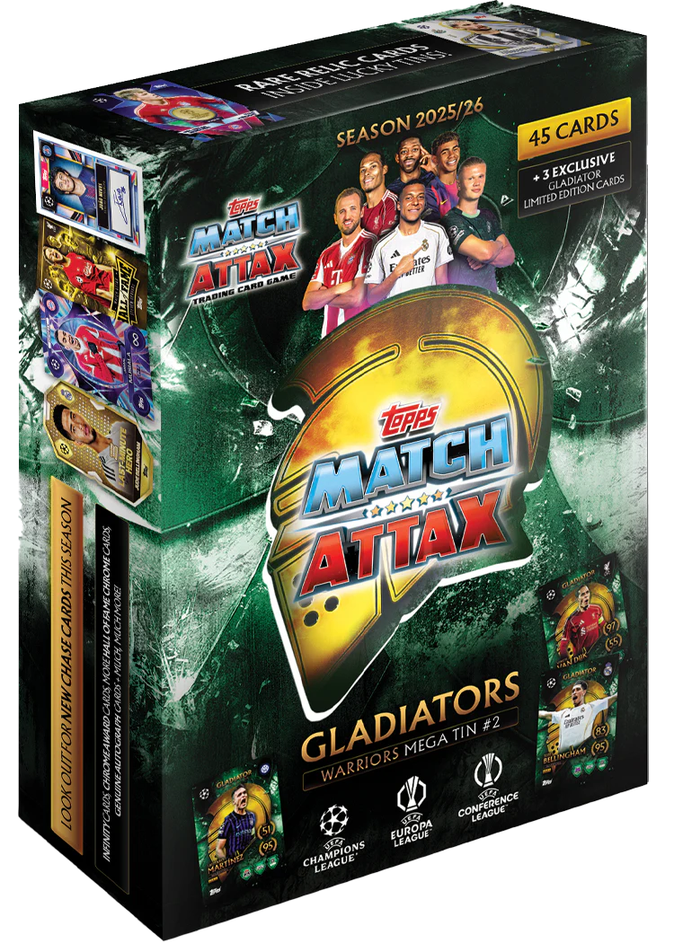 Click to view product details and reviews for Topps Match Attax 25 26 Collection Mega Tin 2 Warriors. Click to view product details and reviews for Topps Match Attax 25 26 Collection Mega Tin 2 Warriors.