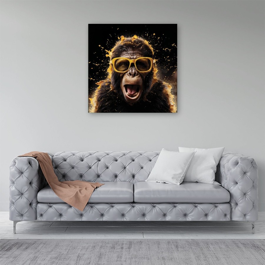Click to view product details and reviews for Splashart Monkey Face With Yellow Glasses Canvas Small 10 X 10. Click to view product details and reviews for Splashart Monkey Face With Yellow Glasses Canvas Small 10 X 10.
