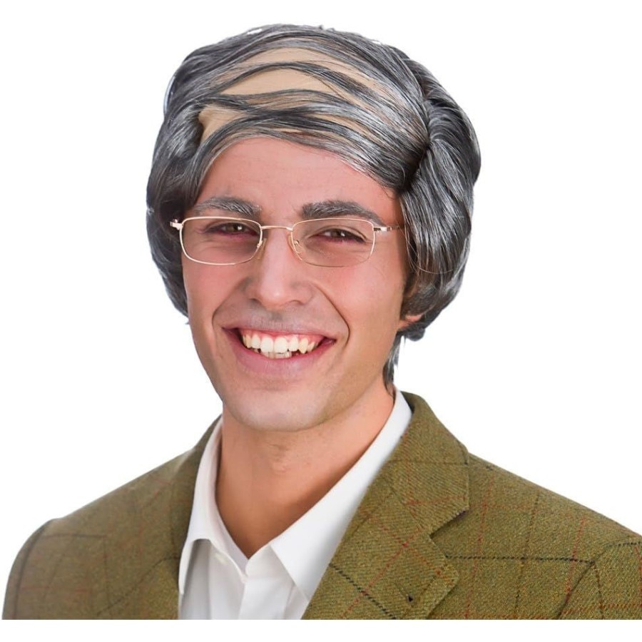 Click to view product details and reviews for Mens Baldy Comb It Over Fancy Dress Wig.