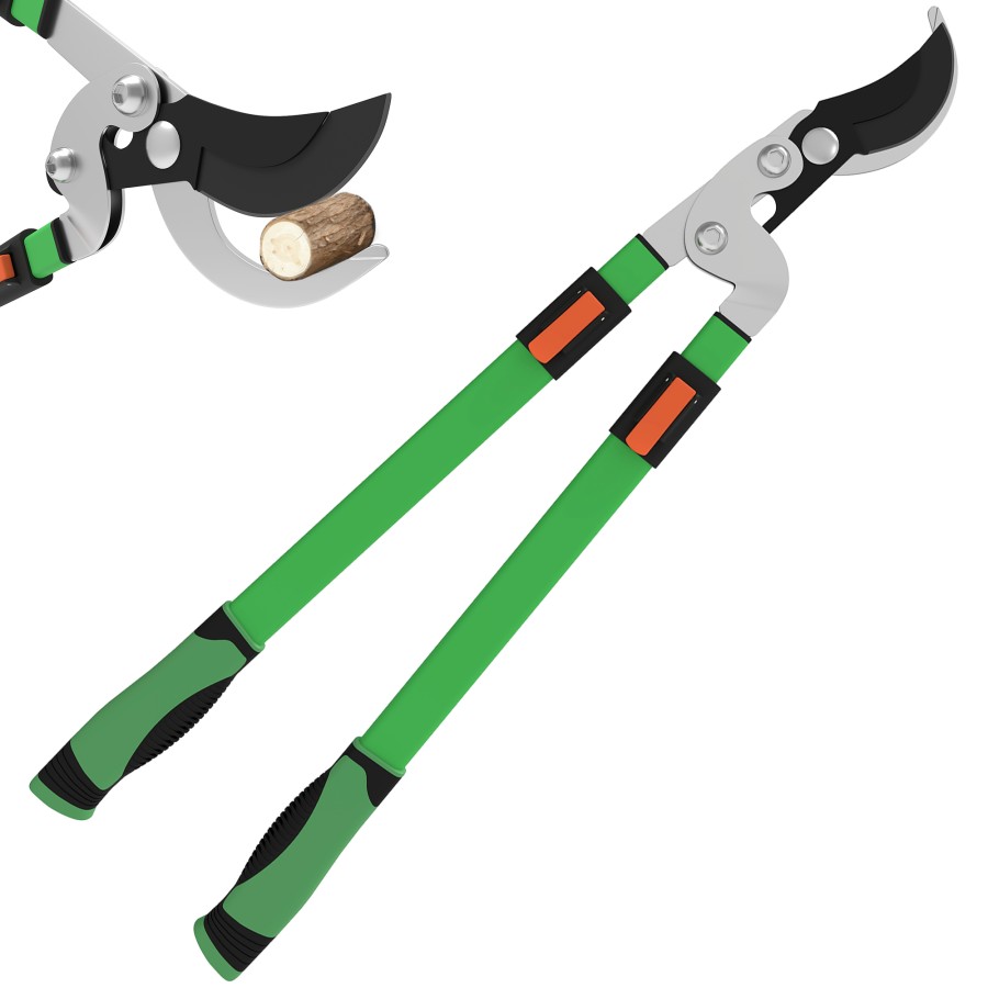 Click to view product details and reviews for Outsunny Telescopic Loppers 645 90 Cm Extendable Garden Loppers Heavy Duty With Steel Blade And Adjustable Handles Tree Trimmer For Branches Bushe.