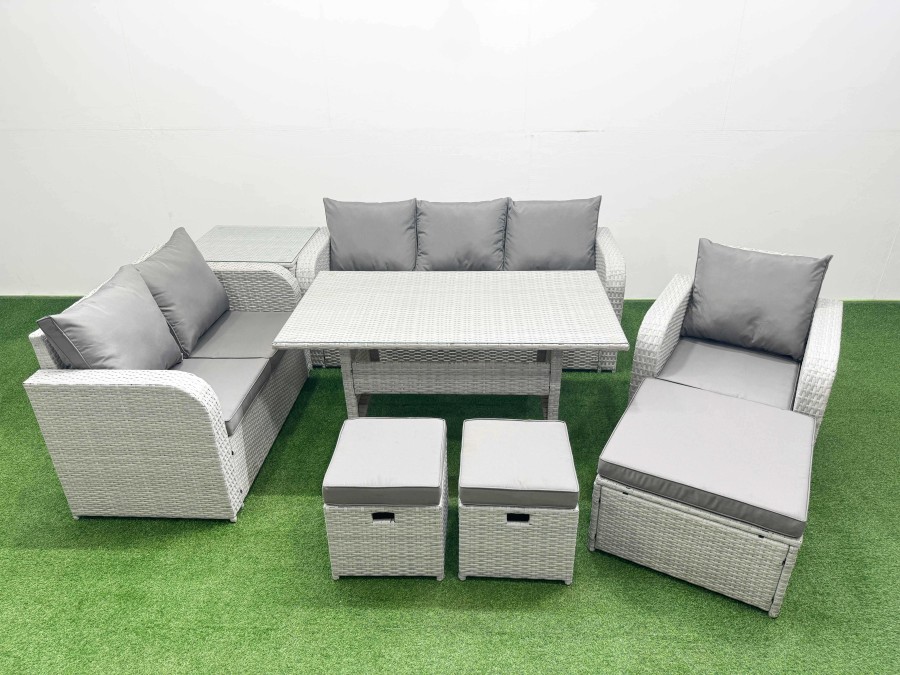 Click to view product details and reviews for Fimous Patio Pe Wicker 9 Seater Outdoor Rattan Furniture Sofa Sets With Rectangular Dining Table Reclining Chair Loveseat Sofa 3 Seater Sofa Stool Sid. Click to view product details and reviews for Fimous Patio Pe Wicker 9 Seater Outdoor Rattan Furniture Sofa Sets With Rectangular Dining Table Reclining Chair Loveseat Sofa 3 Seater Sofa Stool Sid.