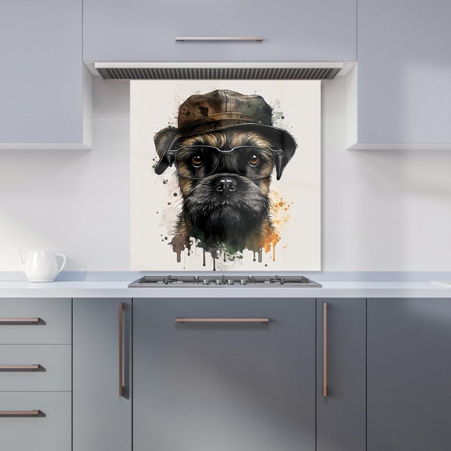 Click to view product details and reviews for Border Terrier Dog Kitchen Splashback W600mm X H600mm.
