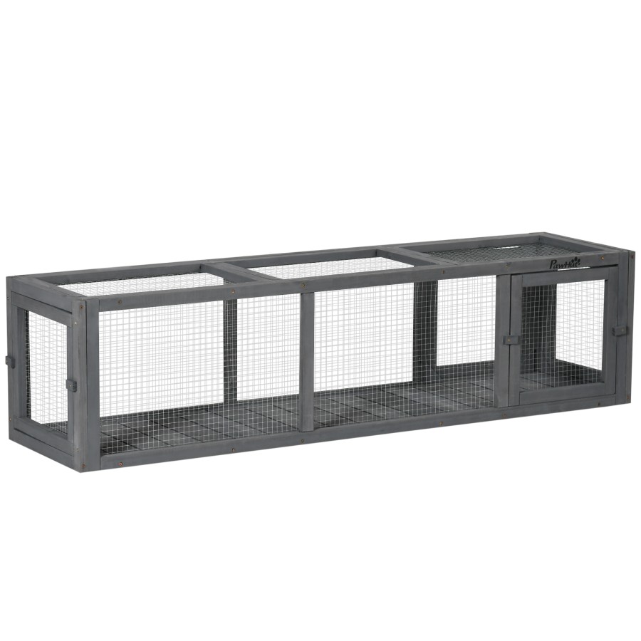 PawHut 150cm Cat Tunnel, Extra Long Cat Play Tunnel Indoor Outdoor for Cat