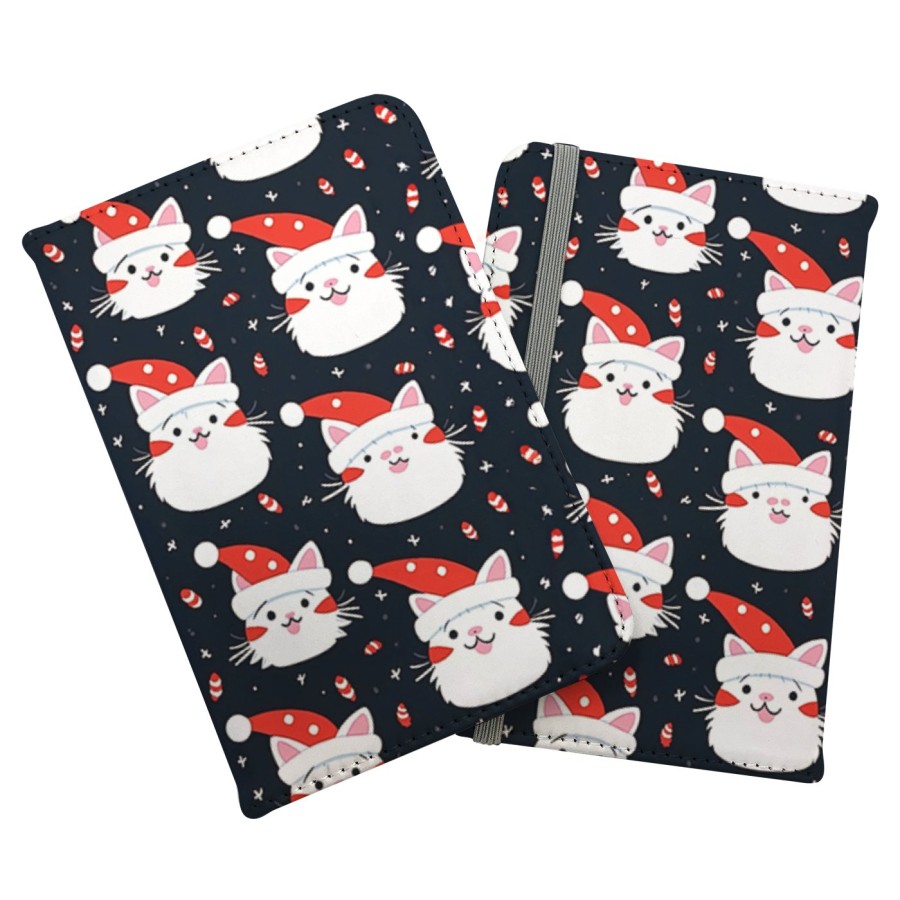 Click to view product details and reviews for Cute Cats Wearing Santa Claus Hats Passport Cover.