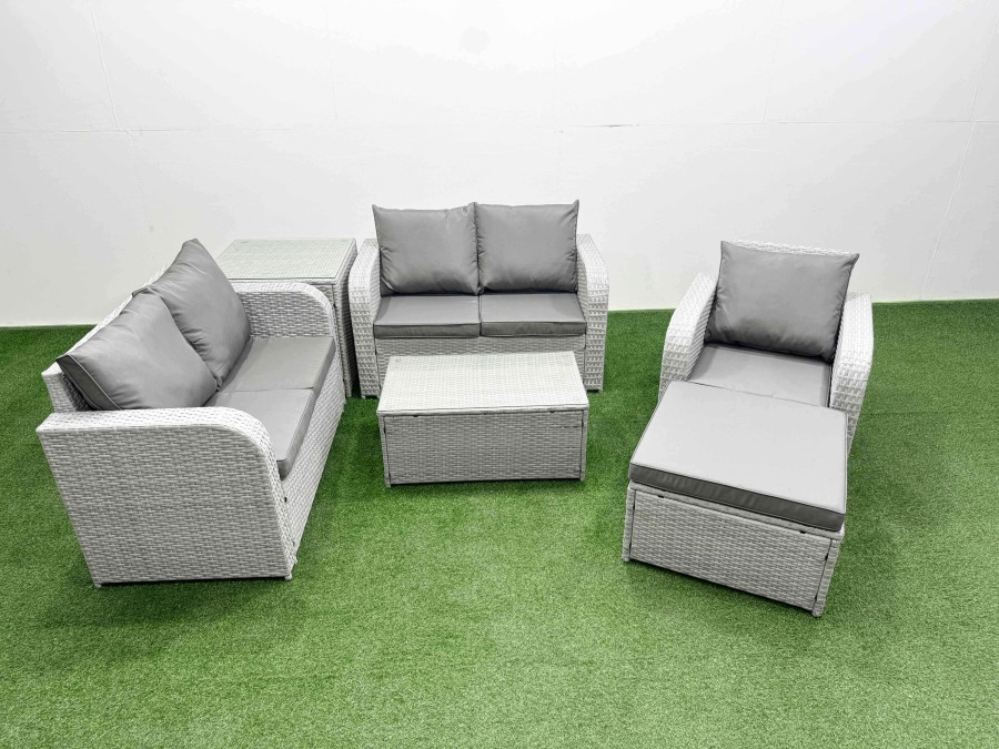 Click to view product details and reviews for Fimous High Back Poly Rattan Garden Furniture Set With Reclining Chair Loveseat Sofa Rectangular Coffee Table Indoor Outdoor Patio Set Big Stool Side. Click to view product details and reviews for Fimous High Back Poly Rattan Garden Furniture Set With Reclining Chair Loveseat Sofa Rectangular Coffee Table Indoor Outdoor Patio Set Big Stool Side.