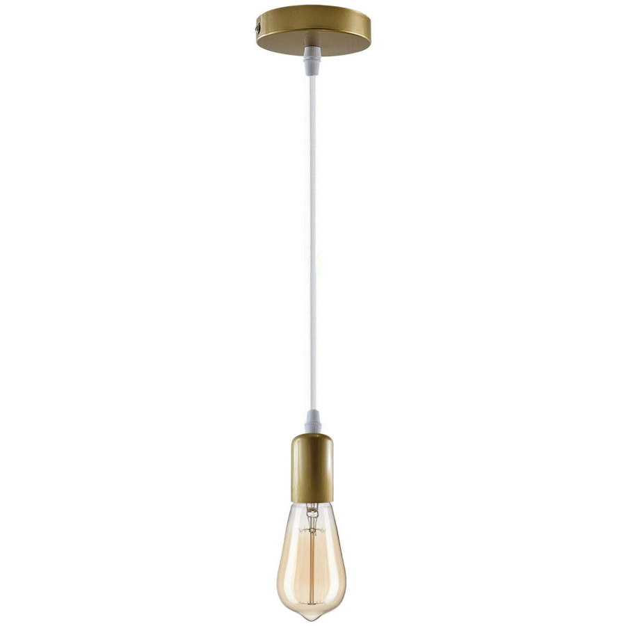 Click to view product details and reviews for Modern Retro E27 Ceiling Pendant Holder Indoor Hanging Suspension Light Fitting Set1206 1pc With Bulb.