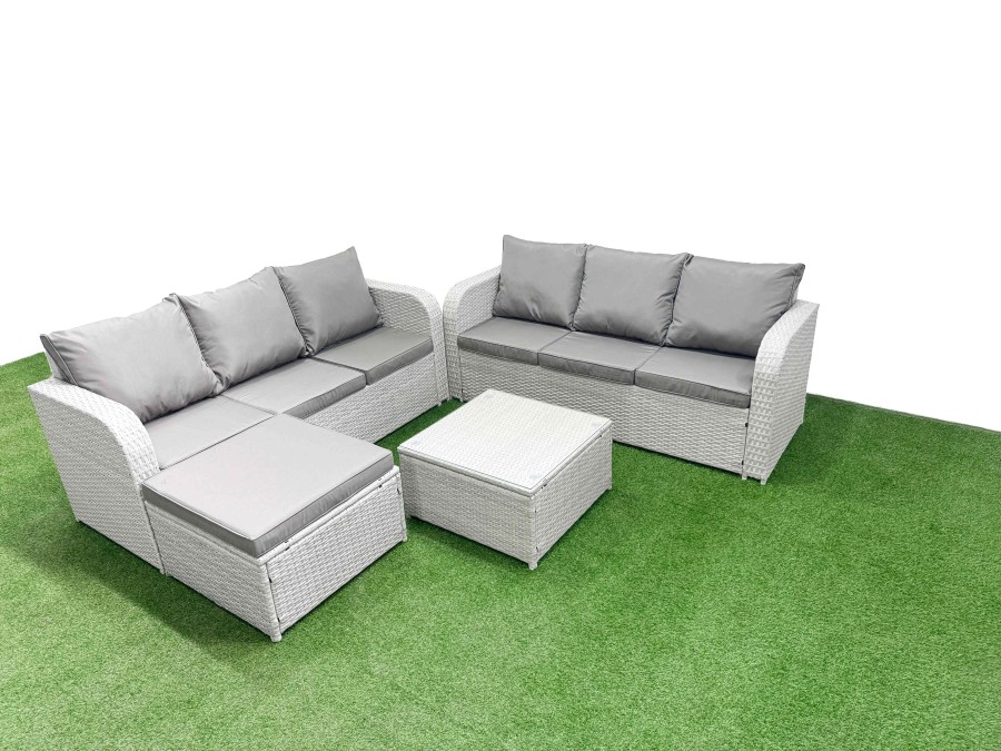 Click to view product details and reviews for Fimous Outdoor Garden Furniture Sets 7 Seater Wicker Rattan Furniture Sofa Sets With Square Coffee Table High Back Lounge Sofa Big Footstool Light Gre. Click to view product details and reviews for Fimous Outdoor Garden Furniture Sets 7 Seater Wicker Rattan Furniture Sofa Sets With Square Coffee Table High Back Lounge Sofa Big Footstool Light Gre.