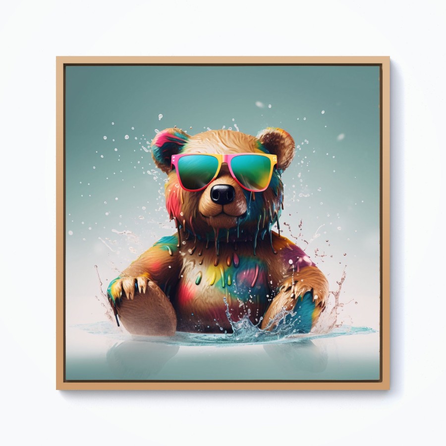 Click to view product details and reviews for Splashart Bear In Glasses Framed Canvas 10 X 10 Pine. Click to view product details and reviews for Splashart Bear In Glasses Framed Canvas 10 X 10 Pine.