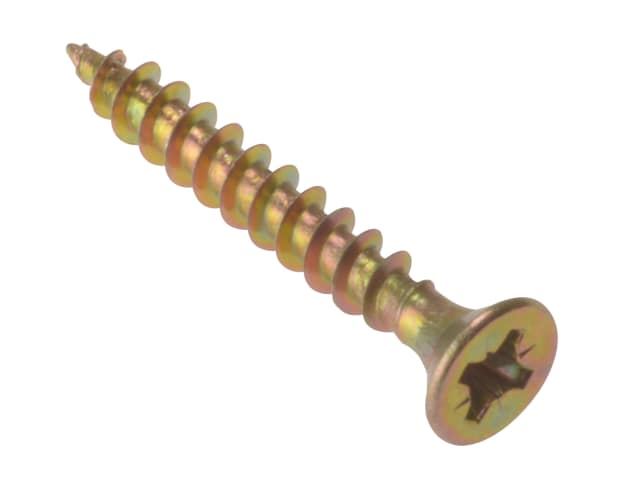 Multi-Purpose Pozi Compatible Screw CSK ST ZYP 3.5 x 15mm Box 200 - FORMPS3515Y