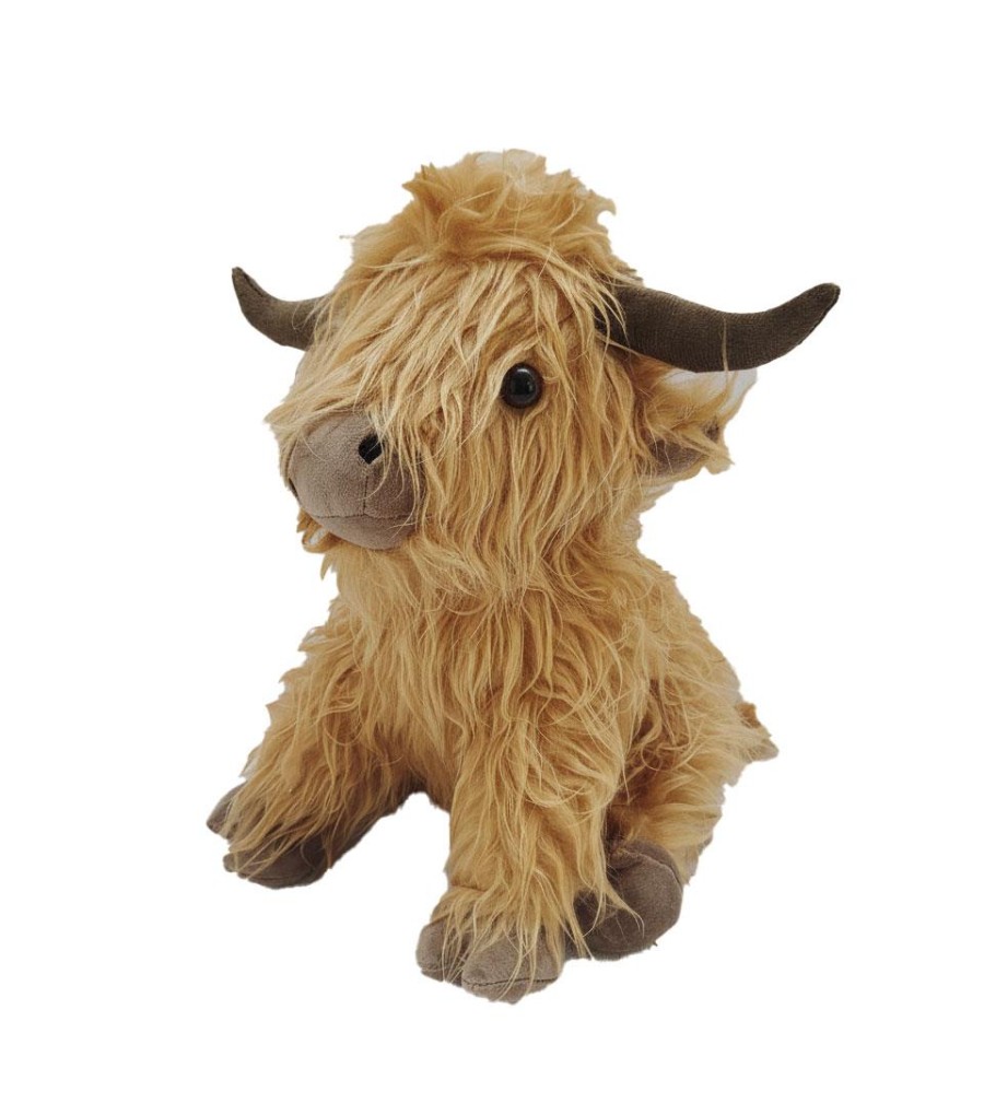 Click to view product details and reviews for A2z Highland Cow Door Stopper 15kg Heavy Bottom Stable Standing Cow Ornament.