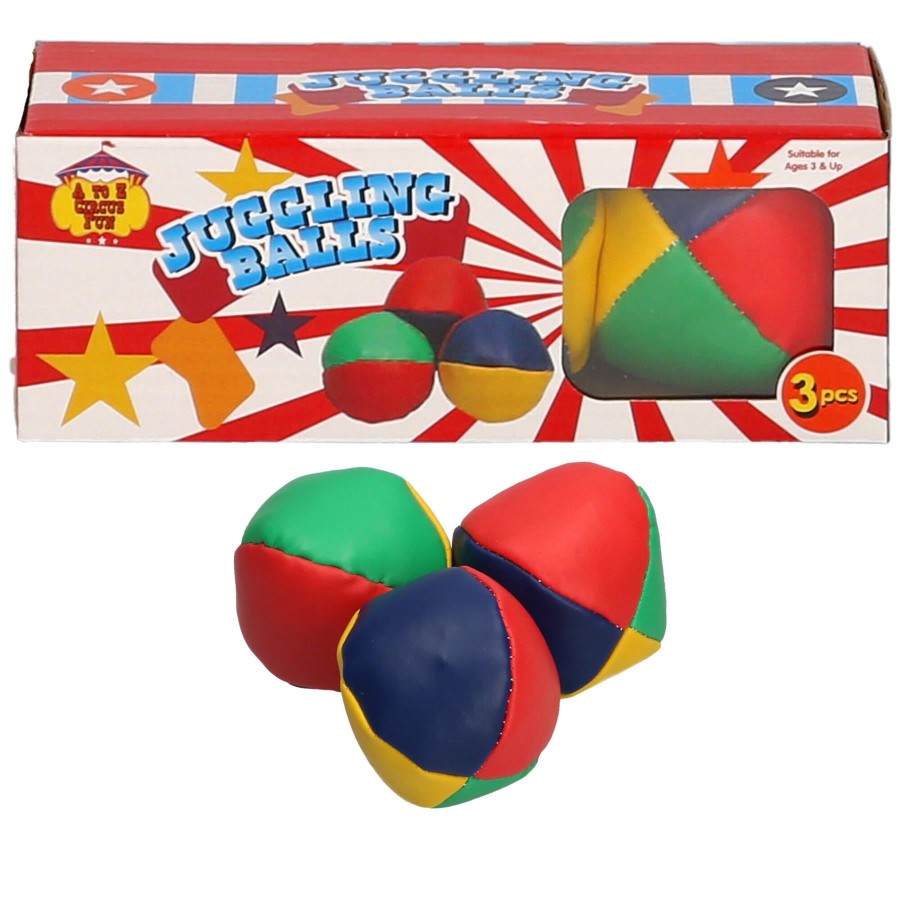 Click to view product details and reviews for A2z 4 Kids Girls Boys Juggling Balls 3 Pcs Set Circus Clown Juggle Party Ball.