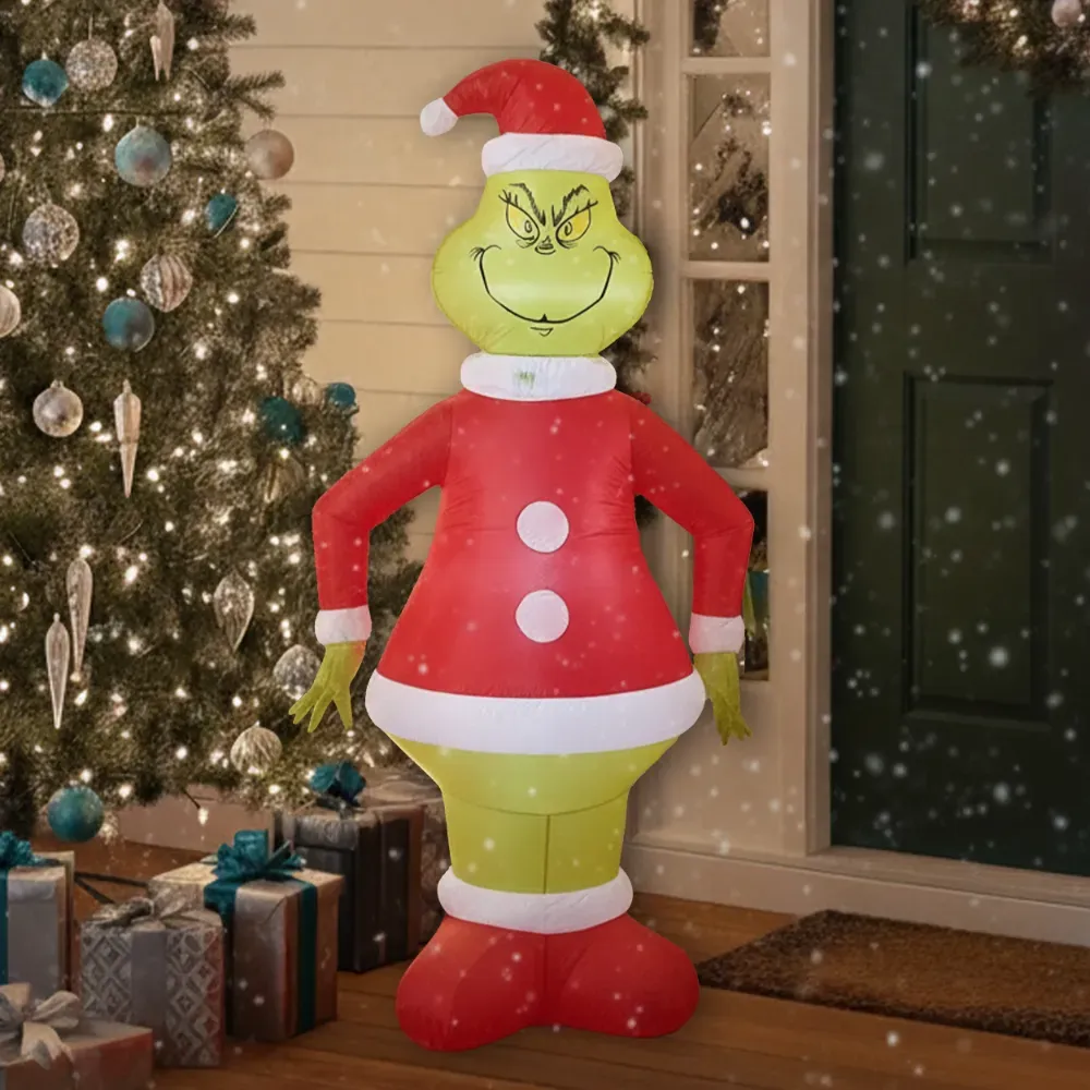 4 Ft / 120cm Inflatable Grinch Decoration