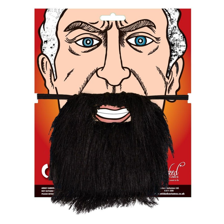 Click to view product details and reviews for Mens Black Fancy Dress Beard.