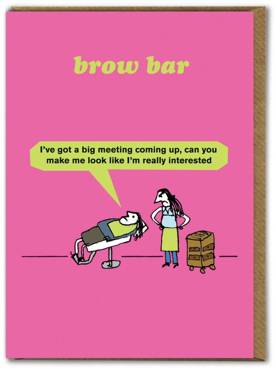 Click to view product details and reviews for Funny Card Modern Toss Bodywork Brow Card.