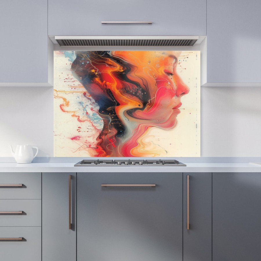 Click to view product details and reviews for Geometric Vibrance Kitchen Splashback W595mm X H745mm.