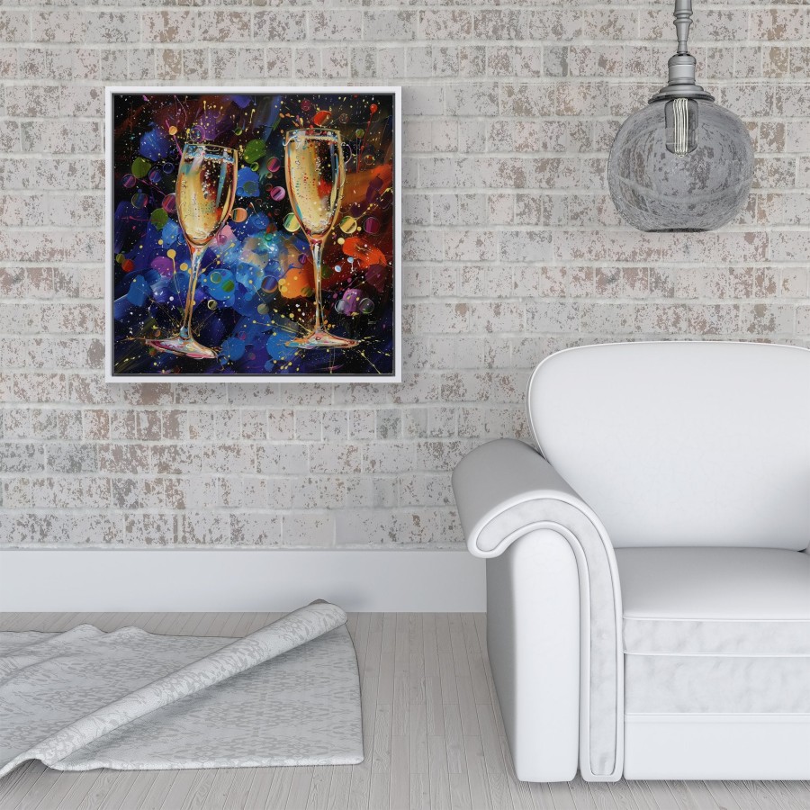Click to view product details and reviews for Splashart Champagne Flutes Framed Canvas 16 X 16 White. Click to view product details and reviews for Splashart Champagne Flutes Framed Canvas 16 X 16 White.