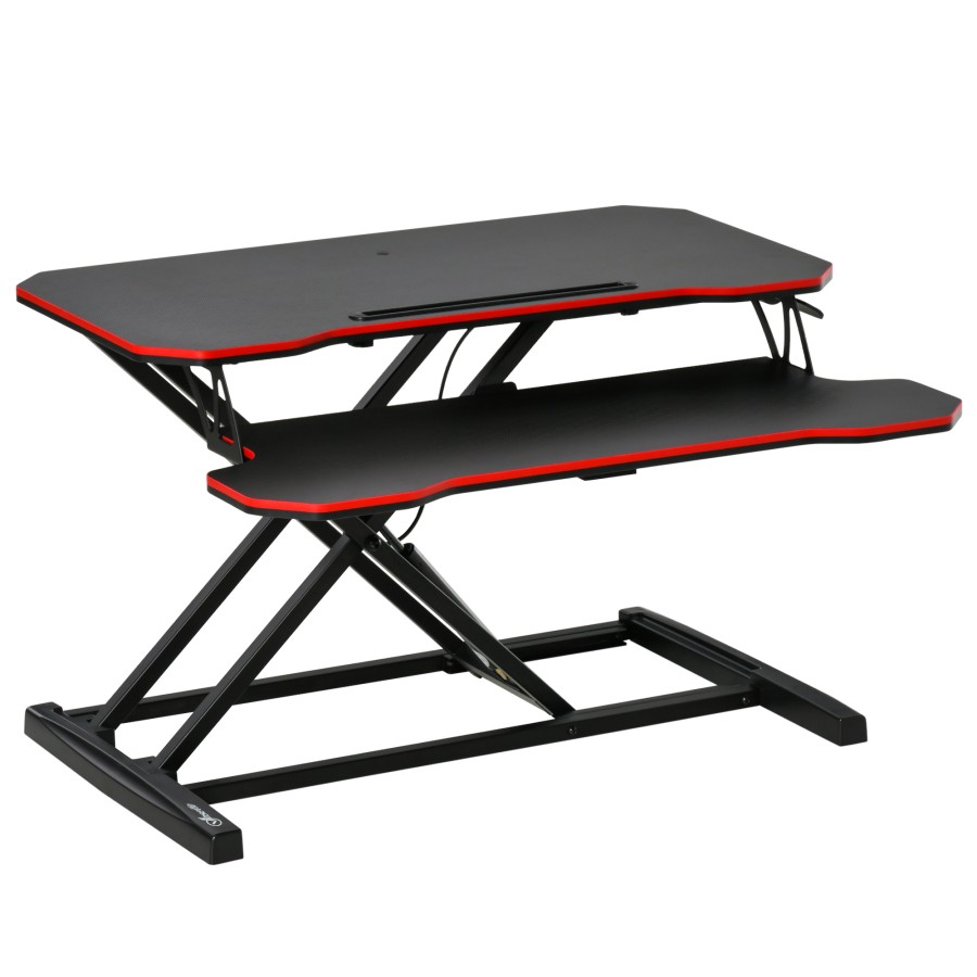 Click to view product details and reviews for Vinsetto Computer Stand Adjustable Ergonomic Widely Compatible Workstation.