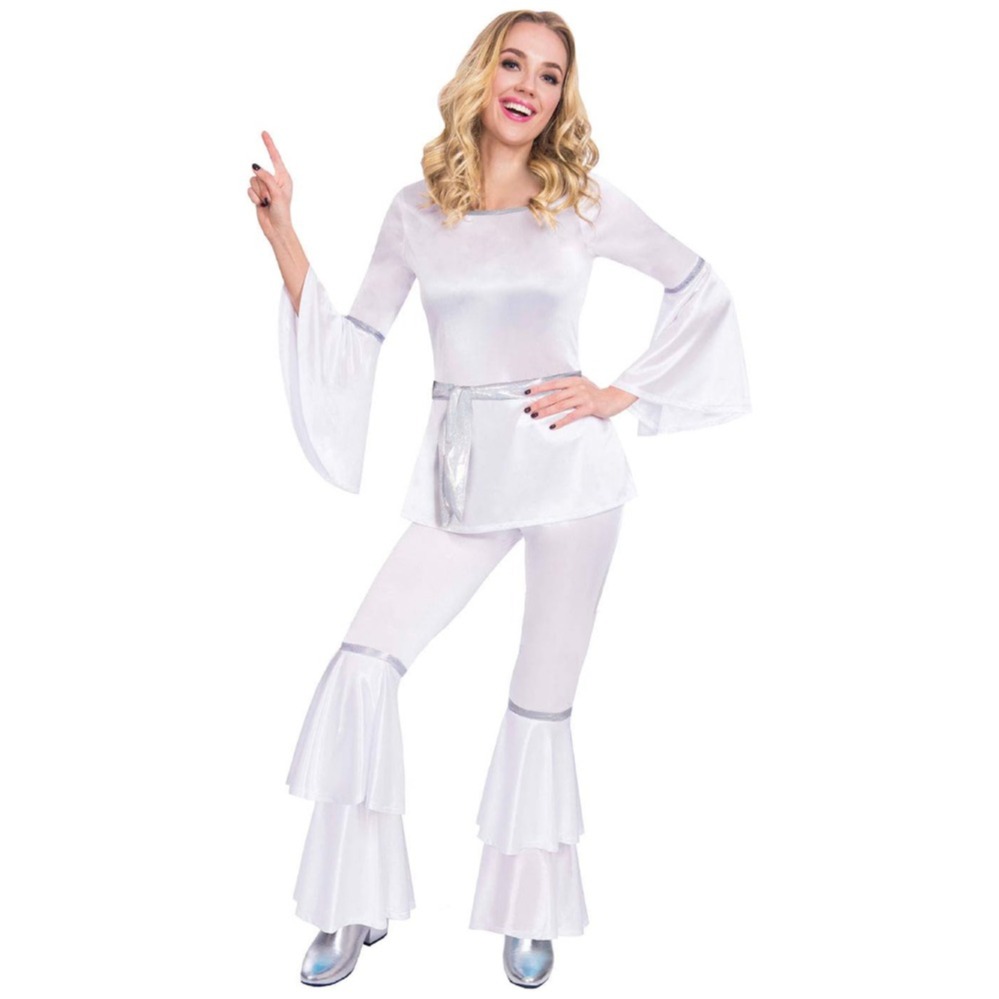 Eurovision Diva Costume with Inflatable Pink Microphone