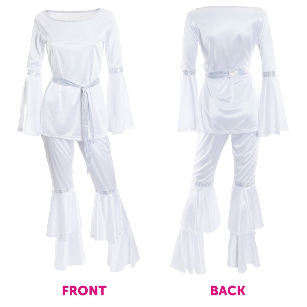Eurovision Diva Costume with Inflatable Pink Microphone