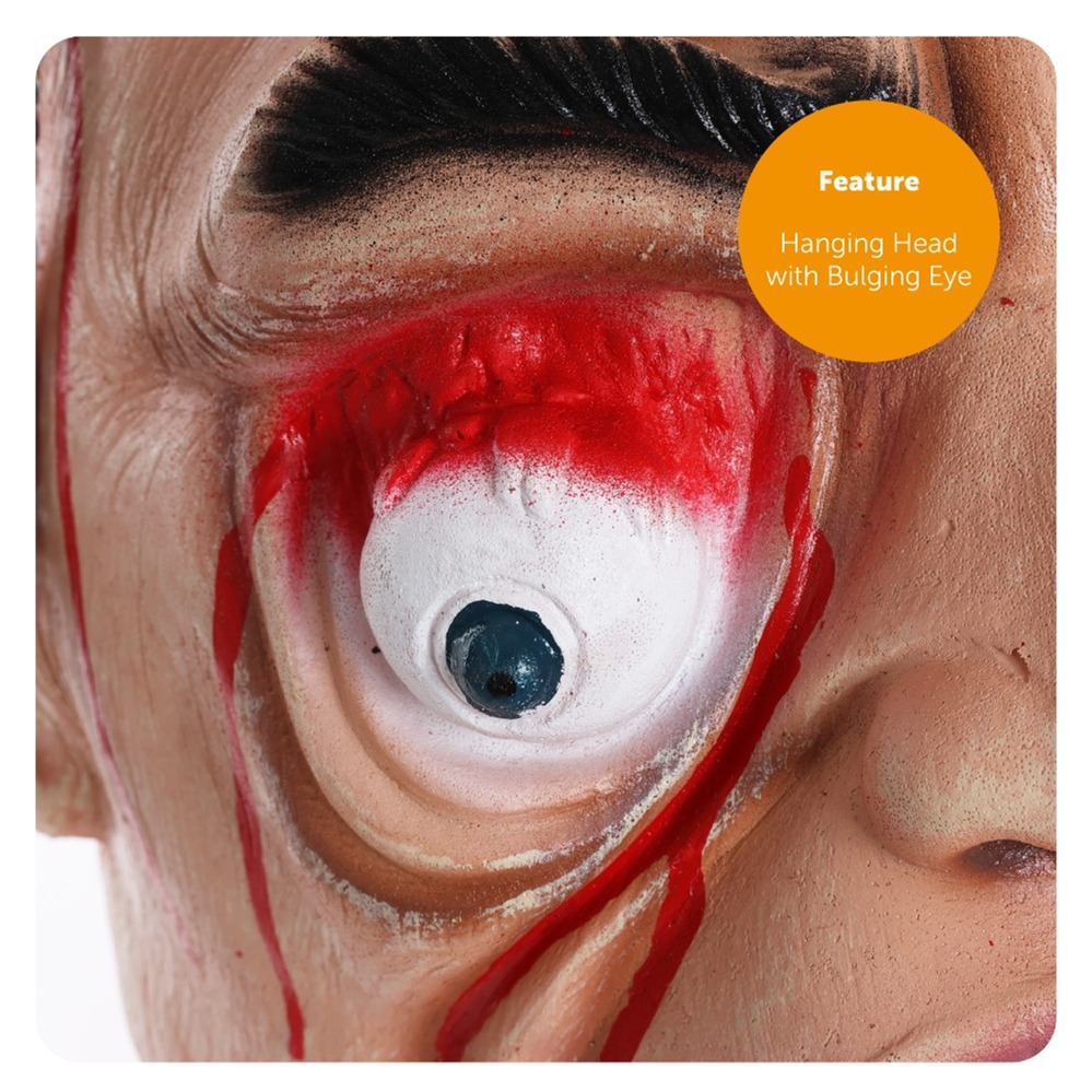Bulging Eye Hanging Severed Head