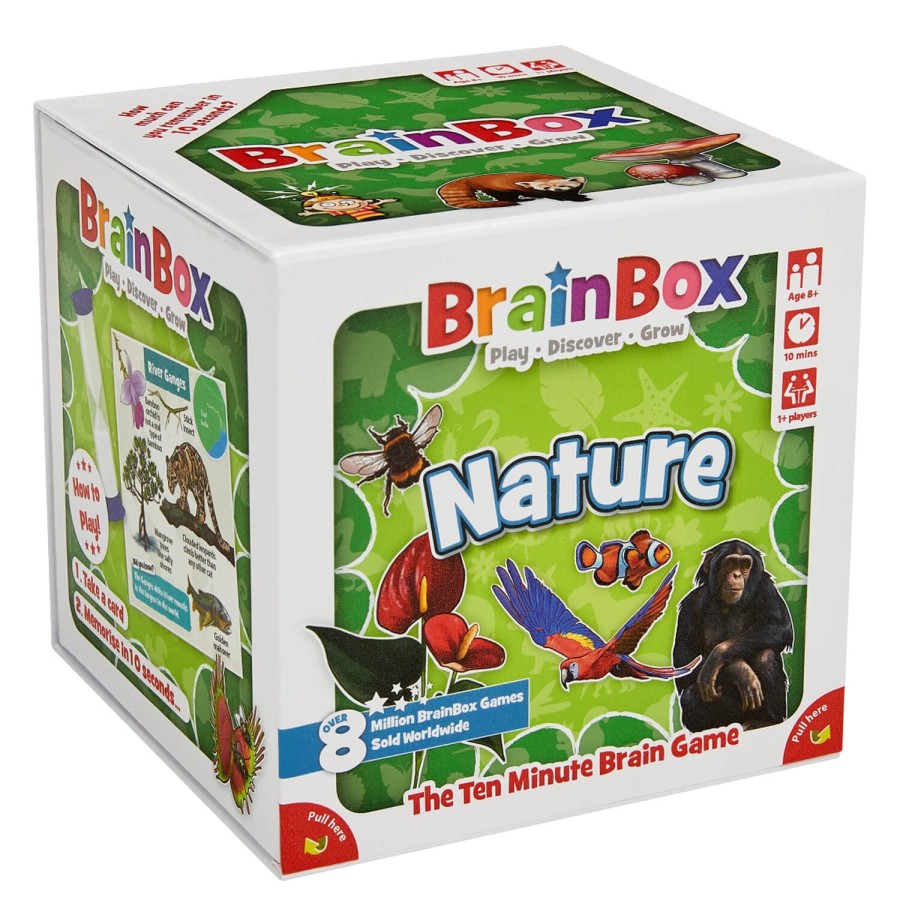 Brain Box 10 Minute Game Family Fun Memory Question Cards