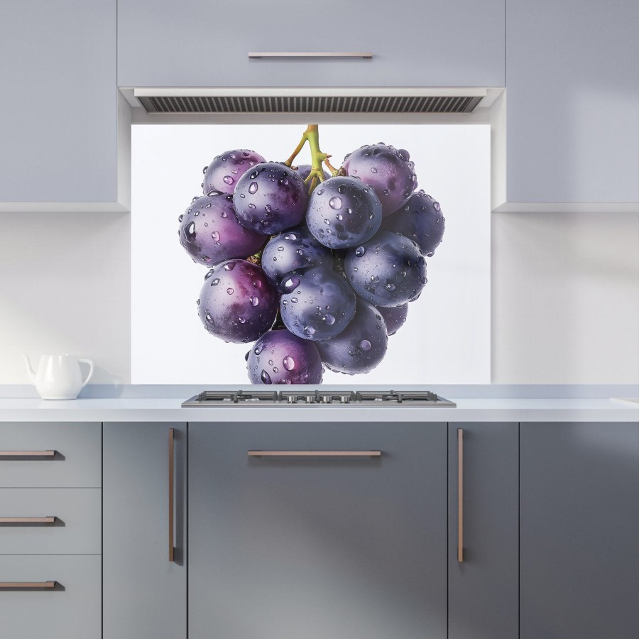Click to view product details and reviews for Glistening Grapes Cluster Kitchen Splashback W595mm X H745mm.