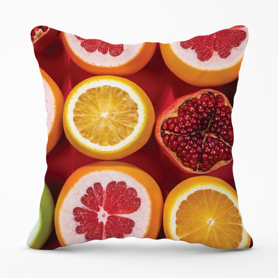 Citrus And Pomegranate Cushions
