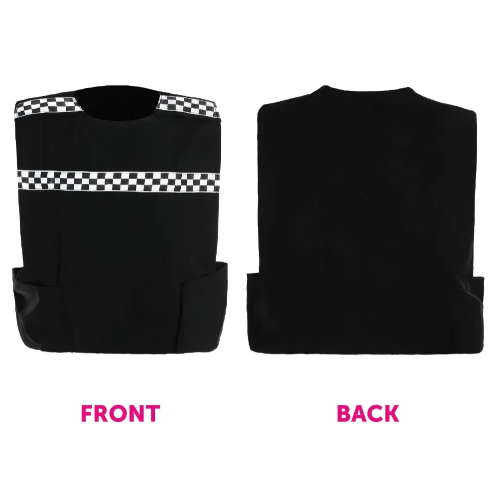 Adults Nicholas Angel Costume | Police Vest, Hat, Sunglasses & Fake Gun