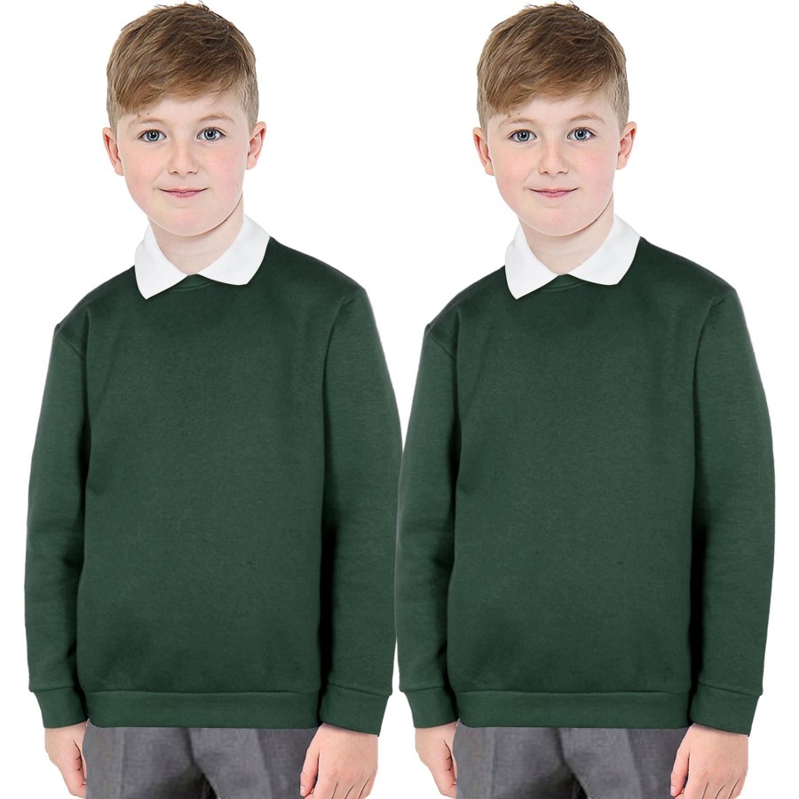 Click to view product details and reviews for Kids Girls Boys Unisex Scouts School Uniform Jumper Pack Of 2 Cardi Sweatshirt 11 12 Years Green.