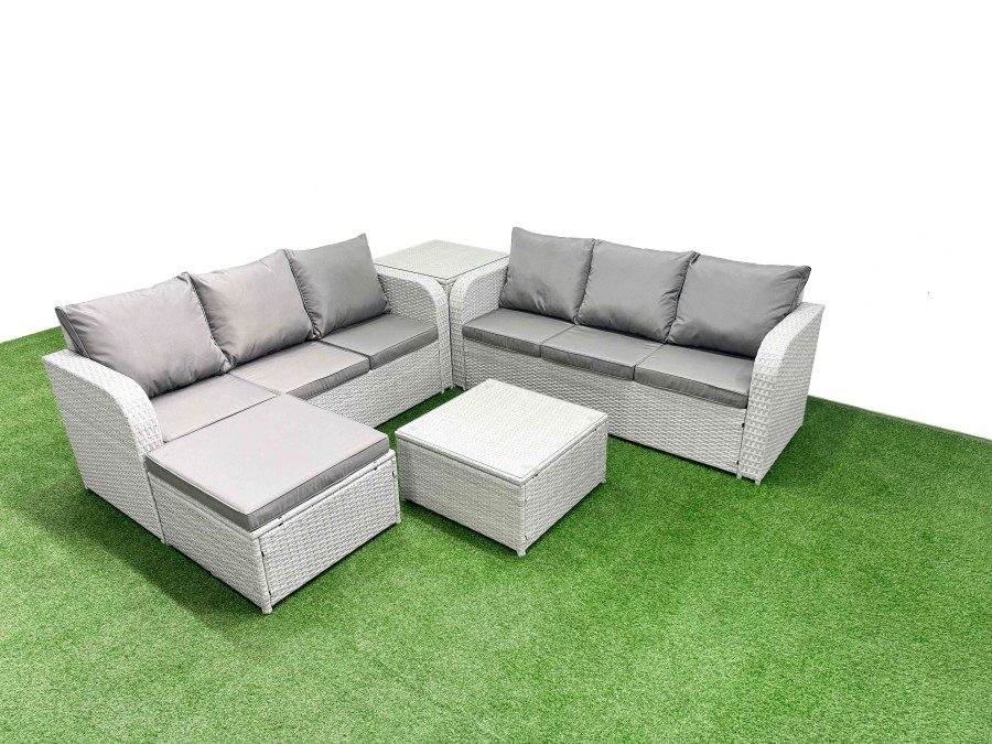Click to view product details and reviews for Fimous Outdoor Garden Furniture Sets 7 Seater Wicker Rattan Furniture Sofa Sets With Square Coffee Table High Back Lounge Sofa Big Footstool Side Tabl. Click to view product details and reviews for Fimous Outdoor Garden Furniture Sets 7 Seater Wicker Rattan Furniture Sofa Sets With Square Coffee Table High Back Lounge Sofa Big Footstool Side Tabl.
