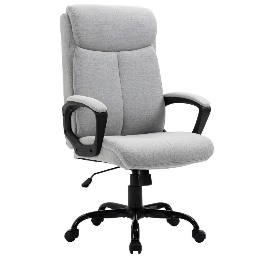 Click to view product details and reviews for Vinsetto High Back Executive Chair Ergonomic Swivel Chair For Home Light Grey. Click to view product details and reviews for Vinsetto High Back Executive Chair Ergonomic Swivel Chair For Home Light Grey.