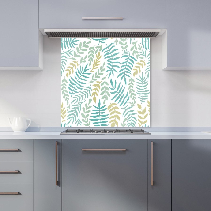 Click to view product details and reviews for Multicolor Leafs And Branches Kitchen Splashback W600mm X H600mm.