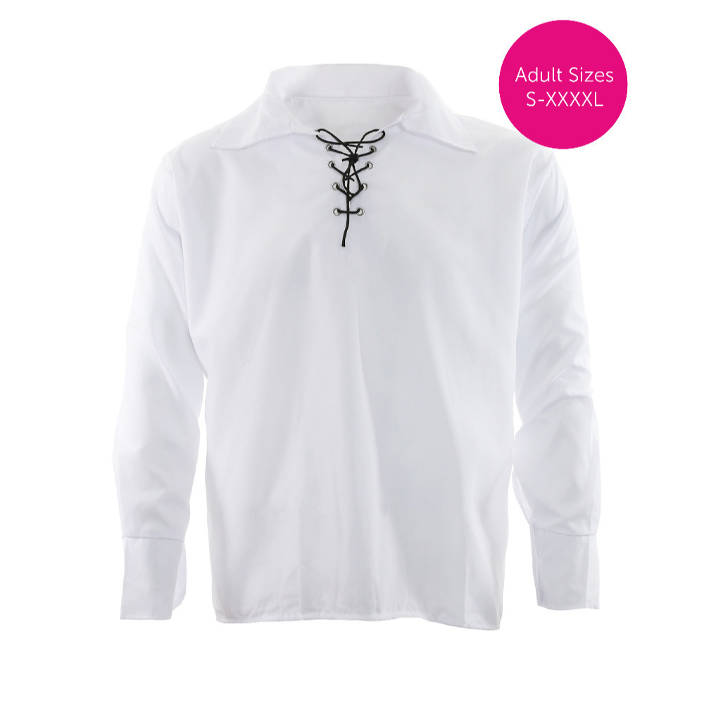 Adults White Gothic Shirt