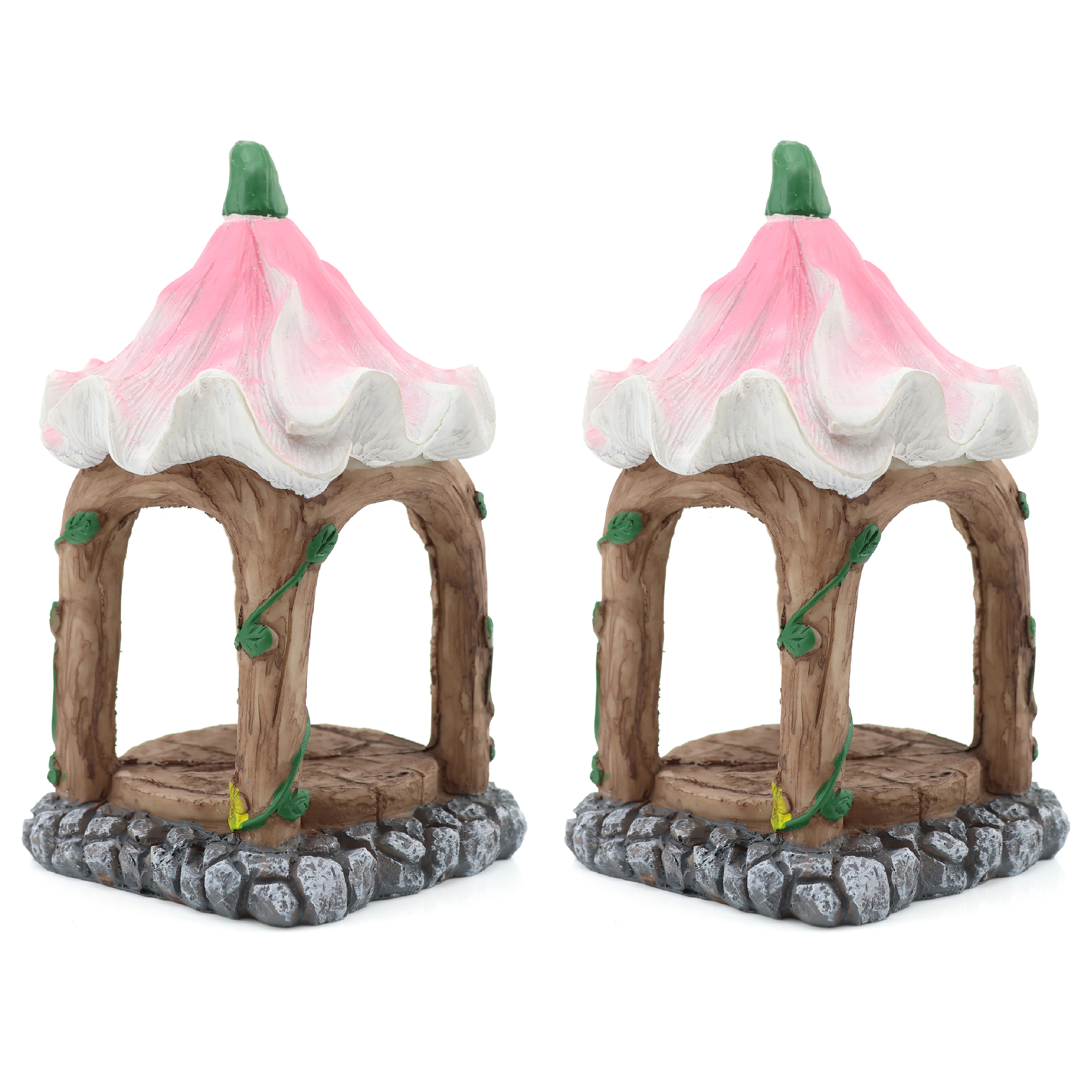 Click to view product details and reviews for Flower Pavilion 18x10x10cm Fairy Garden Decor Pack Of 2.