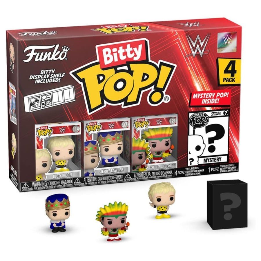Click to view product details and reviews for Funko Bitty Pop Wwe 4 Pack Mini Vinyl Figures Rare Mystery Pop Shelf Dusty Rhodes Jerry Lawler Ricky The Dragon Steamboat. Click to view product details and reviews for Funko Bitty Pop Wwe 4 Pack Mini Vinyl Figures Rare Mystery Pop Shelf Dusty Rhodes Jerry Lawler Ricky The Dragon Steamboat.