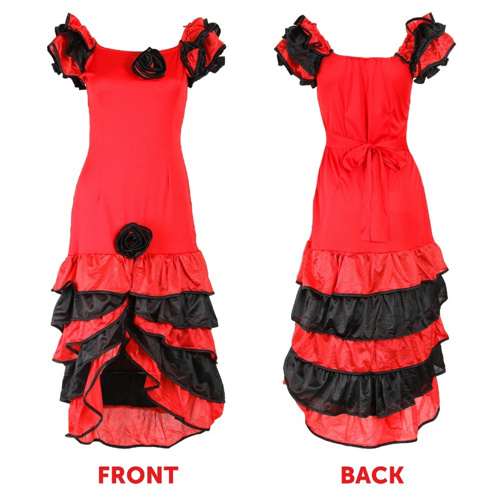 Ladies Day of Dead Costume with Face Paint