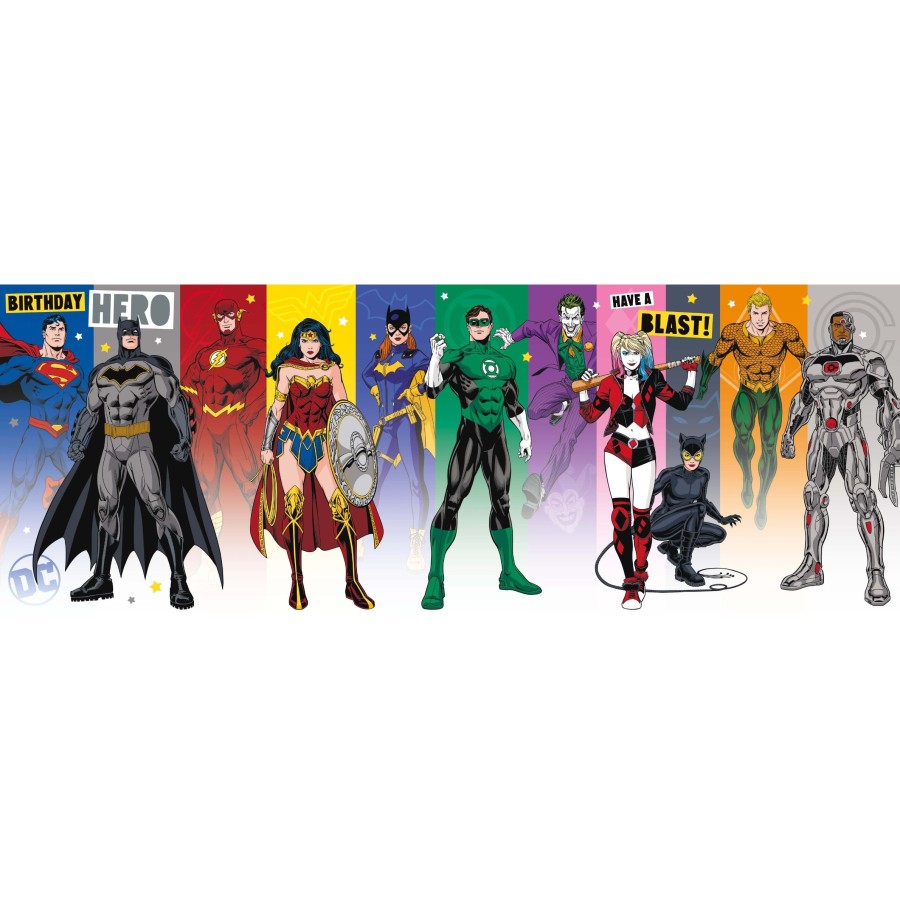 Click to view product details and reviews for Justice League Fold Out Birthday Card.