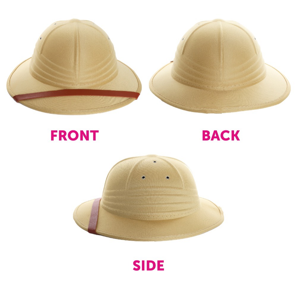 Adults Safari Explorer Costume | 5 Pcs | Top, Shorts, Hat, Glasses & Pipe