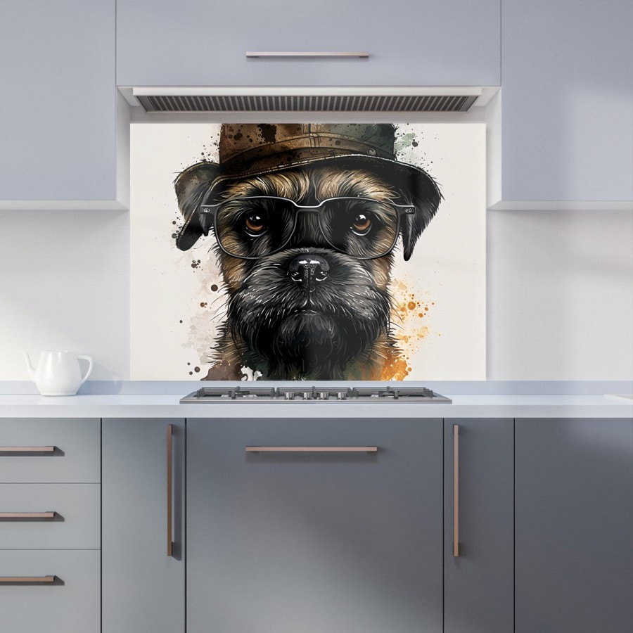 Click to view product details and reviews for Border Terrier Dog Kitchen Splashback W595mm X H745mm.