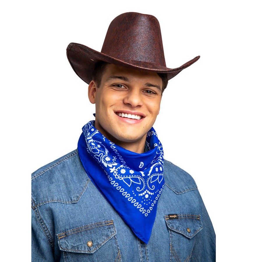 Click to view product details and reviews for Cowboy Bandana Scarf Wild West Stag Hen Night Fancy Dress Blue.